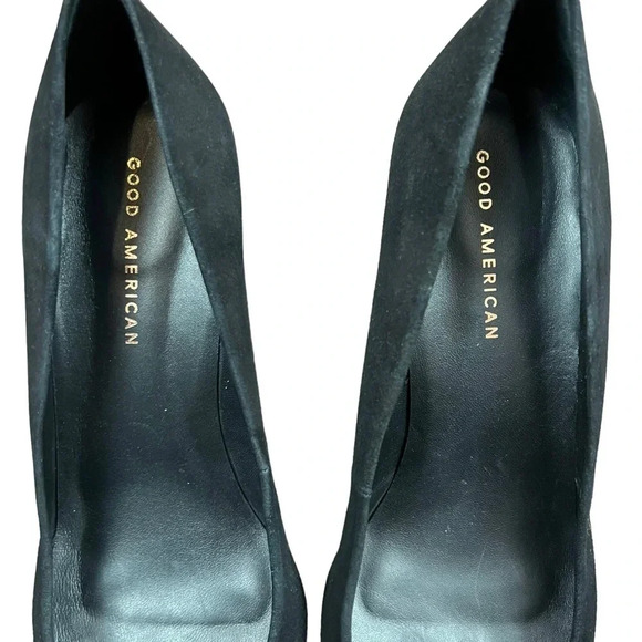 Good American Icon Suede Heels - Picture 5 of 11